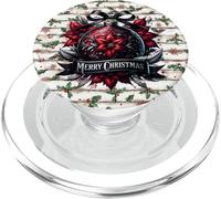 Merry Gothic Christmas Star Shabby Chic Decor Cute Goth Xmas PopSockets PopGrip para MagSafe