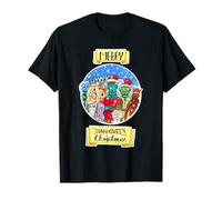 Merry Halloween Christmas Design Monster Winter Holiday Camiseta