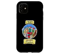 Merry Halloween Christmas Design Monster Winter Holiday Carcasa para iPhone 11