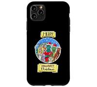 Merry Halloween Christmas Design Monster Winter Holiday Carcasa para iPhone 11 Pro MAX