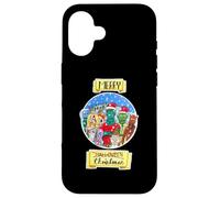 Merry Halloween Christmas Design Monster Winter Holiday Carcasa para iPhone 16