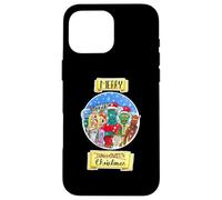 Merry Halloween Christmas Design Monster Winter Holiday Carcasa para iPhone 16 Pro MAX