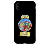 Merry Halloween Christmas Design Monster Winter Holiday Carcasa para iPhone XS MAX