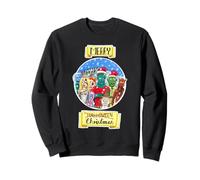 Merry Halloween Christmas Design Monster Winter Holiday Sudadera