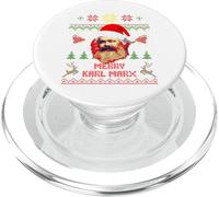 Merry Karl Marx Divertido Navidad PopSockets PopGrip para MagSafe