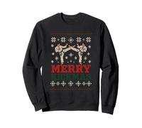 Merry Kickmas Ugly Christmas Sweater Karate Martial Arts Fun Sudadera