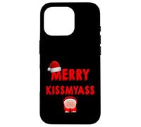 Merry KissMyAss Funny Santa Christmas Dirty Joke Carcasa para iPhone 16 Pro
