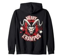 Merry Krampus Christmas Ugly Monster Hombres Mujeres Niños Divertido Sudadera con Capucha