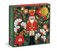 Galison Rompecabezas Merry Nutcracker, 500 piezas con foil