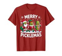 Merry Picklemas Fun Holiday Christmas 2025 for Pickle Lovers Camiseta