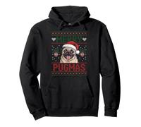Merry Pugmas Dog Pug Xmas suéter Feo de Navidad Sudadera con Capucha