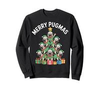 Merry Pugmas Funny Pug - Árbol de Navidad Sudadera