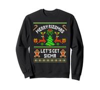 Merry Rizzmas Vamos a Conseguir Sigma Ironic Christmas Brainrot Meme Sudadera