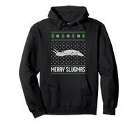 Merry Slugmas, Slug Christmas Lights feo suéter Sudadera con Capucha