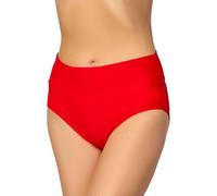 Merry Style Bragas para Mujer Culote de Bikini Parte de Abajo Traje de Baño Pantalones Cortos de natación Tangas Braguitas de Cintura Media para Mujeres MSVR5 (Rojo (4186), 44)