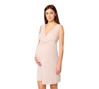 Merry Style Camisón premamá de Mujer para Dormir de Viscosa Combinación Interior para Mujeres Camisón Ligero Maternidad Transpirable y Amigable con la Piel MS10-467 (Polvo Rosa, L)