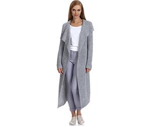 Merry Style Chaqueta de punto para Mujer H4Z3L (Gris, L/XL)