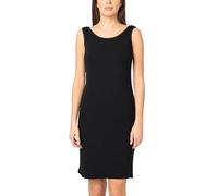Merry Style Combinación Interior elástica Combinaciones modeladoras Camisón Mujer para Dormir Camiseta de Noche de Viscosa Enagua Entera Vestido MS10-446 (Negro, M)