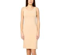 Merry Style Combinación Interior elástica Combinaciones modeladoras Camisón Mujer para Dormir Camiseta de Noche de Viscosa Enagua Entera Vestido MS10-446 (Arena, XXL)