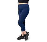 Merry Style Leggings Capri 3/4 de tallas grandes para mujer, de viscosa MS10-449, azul marino, 3XL grande