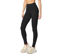 Merry Style Leggings Deportivas Mujer - Ropa Mujer de Algodón con Cintura Alta, Suave, Cómoda e Hipoalergénica para Uso Diario o Actividad Deportiva MS10-198 (Negro, XL)