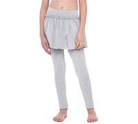 Merry Style Leggings Mallas Largas con Falda Niña MS10-255 (Melange, 110 cm)