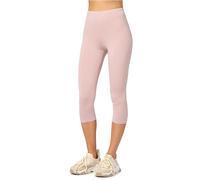 Merry Style Leggins 3/4 Mallas Deportivas para Mujer Fitness Leggings Piratas Leggins Capri de Mujeres Verano Pantalones Piratas Yoga MS10-144 (Polvo Rosa, M)