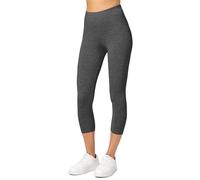 Merry Style Leggins 3/4 Mallas Deportivas para Mujer Fitness Leggings Piratas Leggins Capri de Mujeres Verano Pantalones Piratas Yoga MS10-144 (Melange Oscuro, S)