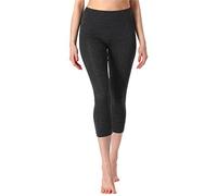 Merry Style Leggins 3/4 Mallas Deportivas para Mujer Fitness pilates gimnasio Deporte Leggings piratas Capri de mujeres Verano MS10-220 (Melange Oscuro, XL)