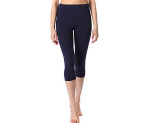 Merry Style Leggins 3/4 Mallas Deportivas para Mujer Fitness pilates gimnasio Deporte Leggings piratas Capri de mujeres Verano MS10-220 (Armada, M)