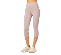 Merry Style Leggins 3/4 Mallas Deportivas para Mujer Fitness Leggings Piratas Leggins Capri de Mujeres Verano Pantalones Piratas Yoga MS10-144 (Cafe con Leche, XS)
