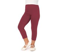 Merry Style Leggins 3/4 para Niñas Mallas capri Pantalones Piratas Ropa Infantil Deportiva para Niña verano y primavera MS10-226 (Borgoña, 134 cm)
