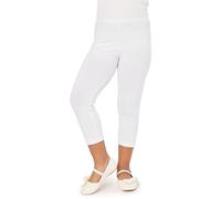 Merry Style Leggins 3/4 para Niñas Mallas capri Pantalones Piratas Ropa Infantil Deportiva para Niña verano y primavera MS10-226 (Blanco, 116 cm)