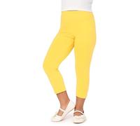 Merry Style Leggins 3/4 para Niñas Mallas capri Pantalones Piratas Ropa Infantil Deportiva para Niña verano y primavera MS10-226 (Amarillo, 158 cm)