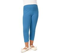 Merry Style Leggins 3/4 para niñas Mallas Deportivas Pantalones Piratas Leggins Infantiles de Viscosa Ropa de Deporte Leggings Capri para Niña MS10-131 (Azul, 128 cm)