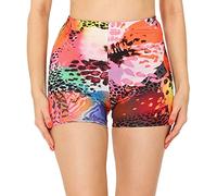 Merry Style Leggins Cortos Malla Deportiva Short Mujer MS10-407(Multicolor Para presionar,XS)