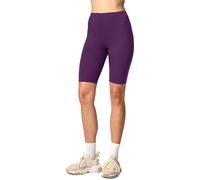 Merry Style Leggins Cortos Mallas Deportivas Mujer Shorts Pantalones Cortos para Verano de Mujeres MS10-145 (Ciruela, S)