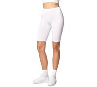 Merry Style Leggins Cortos Mallas Deportivas Mujer Shorts Pantalones Cortos para Verano de Mujeres MS10-145 (Blanco, S)