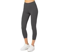 Merry Style Leggins Cortos Mujer 3/4 Algodón Deportivos Capri MS10-199 | Pantalones piratas suaves, elásticos y cómodos; mallas de algodón para yoga, gimnasio, deporte, fitness y uso diario