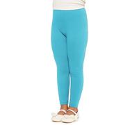 Merry Style Leggins de algodón para Niñas Mallas Deportivas Pantalones Largos Ropa Deportiva Leggings de niña MS10-225 (Turquesa, 146 cm)