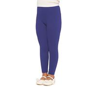 Merry Style Leggins de algodón para Niñas Mallas Deportivas Pantalones Largos Ropa Deportiva Leggings de niña MS10-225 (Cobalto, 134 cm)
