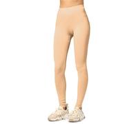 Merry Style Leggins Deportivos Mujer - Ropa Deportiva Mujer con Cintura Media, Leggings Flexibles, Suaves y Transpirables para Gimnasio, Pilates o Uso Diario MS10-143 (Nude, S)