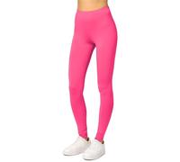 Merry Style Leggins Deportivos Mujer - Ropa Deportiva Mujer con Cintura Media, Leggings Flexibles, Suaves y Transpirables para Gimnasio, Pilates o Uso Diario MS10-143 (Rosa, S)