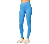 Merry Style Leggins Deportivos Mujer - Ropa Deportiva Mujer con Cintura Media, Leggings Flexibles, Suaves y Transpirables para Gimnasio, Pilates o Uso Diario MS10-143 (Azul, L)