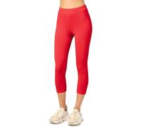 Merry Style Leggins Deportivos para Mujer Pantalones Piratas Suaves Elásticos Leggings de Algodón 3/4 Mallas de Mujer Confortables MS10-199 (Rojo, XS)