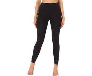 Merry Style Leggins Largos Mallas Deportivas Mujer MS10-345 (Negro, M)