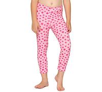 Merry Style Leggins Mallas Pantalones 3/4 Ropa Deportiva Niña MS10-405(Rosa/Estrellas,116)