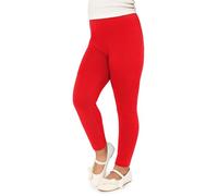 Merry Style Leggins Mallas Pantalones Largos Ropa Deportiva Niña MS10-130 (Rojo, 152 cm)
