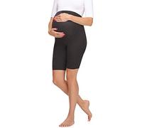Merry Style Leggins Premamá Pantalones Cortos Mujer Mallas cortas de Embarazo Shorts de mujer embarazada MS10-299 (Melange Oscura, XL)