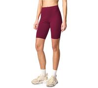 Merry Style Mallas Cortas para Mujer Leggins por Encima de la Rodilla Leggings Cortos Pantalones para Verano para Mujeres para Deporte Shorts MS10-200 (Burdeos, 3XL)